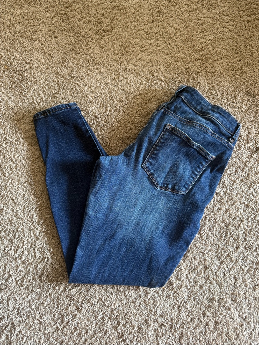 Maurices Women's Skinny Jeans in Dark Blue Wash